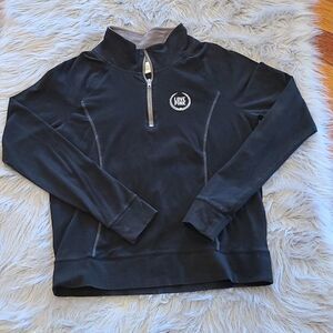Pink‎ by Victoria secret womens black 3/4 zip size large